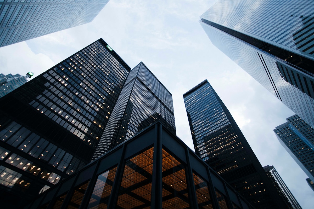 Commercial office building exterior